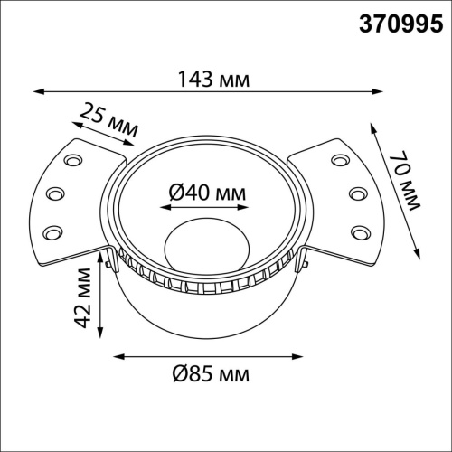 370995 WIR NT25 622 белый Светильник встраиваемый для ГКЛ потолка IP20 GU10 50W 220V NIMBUS фото 2 370995 WIR NT25 622 белый Светильник встраиваемый для ГКЛ потолка IP20 GU10 50W 220V NIMBUS фото 2