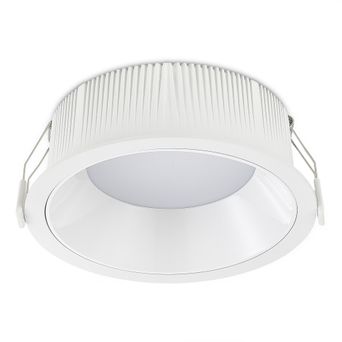 ST755.538.18 Св-к встр. Белый LED 1*18W 3000K 1 620Lm Ra80 120° IP20 D160xH60 100-240V Встраиваемые светильники фото 2