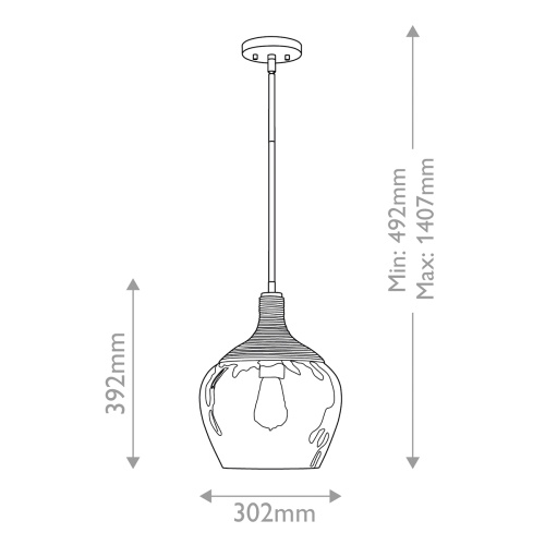 Подвесной светильник Quoizel, Арт. QZ-ROYER-1P-MBK фото 11