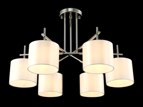Crystal Lux Люстра Crystal Lux SERGIO PL6 NICKEL фото 5 Crystal Lux Люстра Crystal Lux SERGIO PL6 NICKEL фото 5