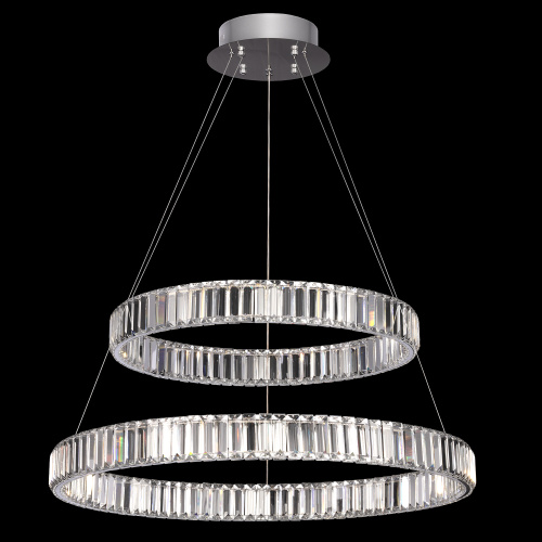 Citilux Чезаре CL338281 LED Люстра хрустальная с пультом Хром фото 2 Citilux Чезаре CL338281 LED Люстра хрустальная с пультом Хром фото 2