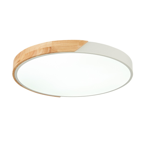SLE200952-01 Светильник потолочный Белый, Светлое дерево/Белый LED 1*45W 3000K/4000K/6000K FESTA фото 2