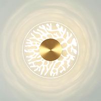 6627/9WL MIDCENT ODL24 000 античная бронза/металл/акрил Настенный светильник IP20 LED 9W 3000K 220V SOLARIS