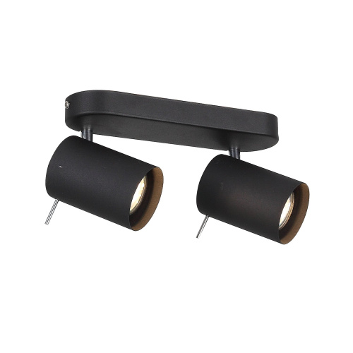 SL597.401.02 Спот ST-Luce Черный, Хром/Черный GU10 LED 2*3W Потолочные светильники фото 7