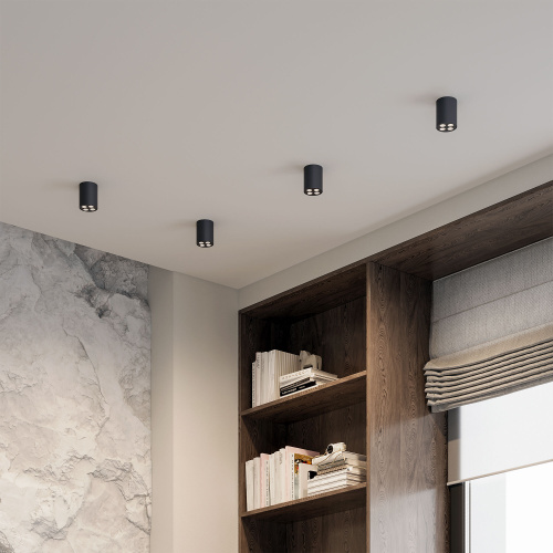 Светильник потолочный светодиодный Points 7W 4000K черный 25111/LED фото 3 Светильник потолочный светодиодный Points 7W 4000K черный 25111/LED фото 3