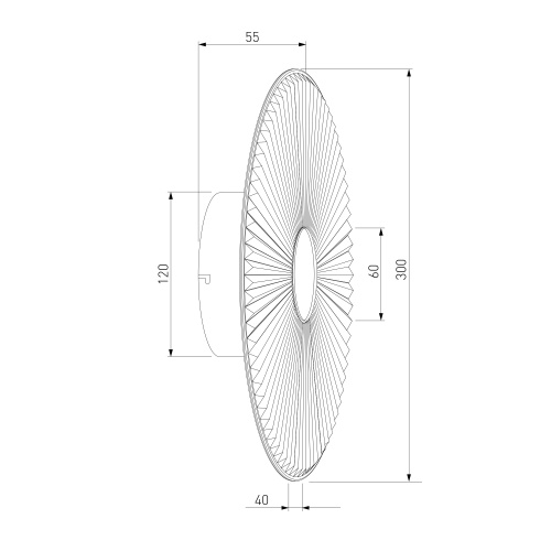 Настенный светодиодный светильник 40032/1 LED черный фото 5 Настенный светодиодный светильник 40032/1 LED черный фото 5
