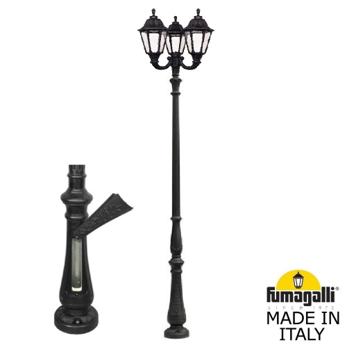 Fumagalli Парковый фонарь FUMAGALLI TABOR OFIR/NOEMI 3L E35.205.R30.AXH27 Fumagalli Парковый фонарь FUMAGALLI TABOR OFIR/NOEMI 3L E35.205.R30.AXH27