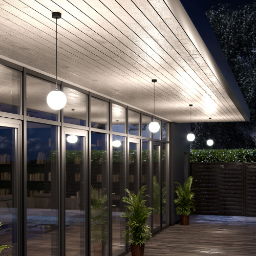 Светильник садово-парковый Sfera H 35158/H черный фото 3