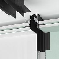 Slim Magnetic Коннектор угловой внутренний для встраиваемого шинопровода под ГКЛ 9,5мм черный 85213/00 85213/00