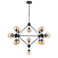 Люстра на штанге Arte Lamp BOLLA A1664SP-15BK