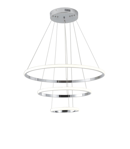 Люстра подвесная светодиодная хром LED 120Вт D40+60+80см Zortes RINGOLIGHT ZRS.33321.120C фото 5 Люстра подвесная светодиодная хром LED 120Вт D40+60+80см Zortes RINGOLIGHT ZRS.33321.120C фото 5