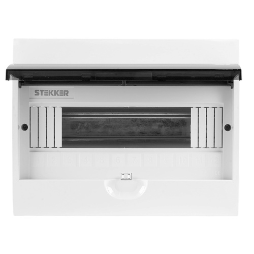 Бокс встраиваемый STEKKER EBX50-5/12-50 12 модулей, пластик, серия ArcaLight фото 3