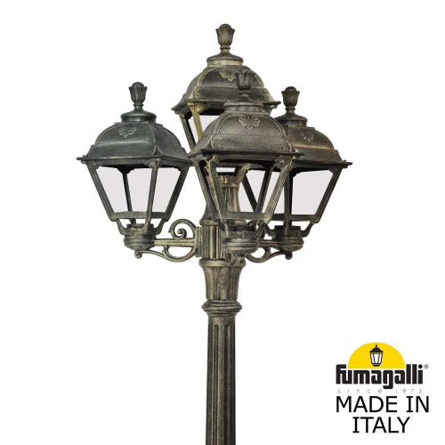 Fumagalli Садово-парковый фонарь FUMAGALLI ARTU BISSO/CEFA 3+1 U23.158.S31.BXE27 фото 2 Fumagalli Садово-парковый фонарь FUMAGALLI ARTU BISSO/CEFA 3+1 U23.158.S31.BXE27 фото 2