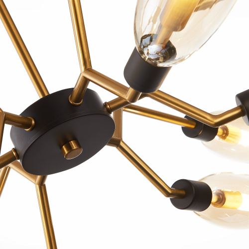 SL1174.303.12 Люстра потолочная ST-Luce Латунь/Коньячный G9 12*5W DESIMA фото 11