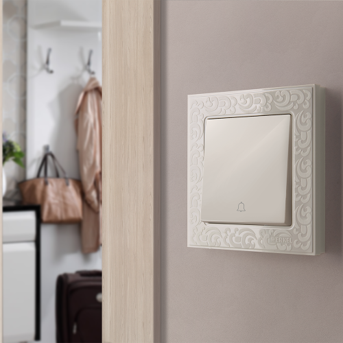 Кнопка звонка (слоновая кость) W1114503 фото 3 Кнопка звонка (слоновая кость) W1114503 фото 3