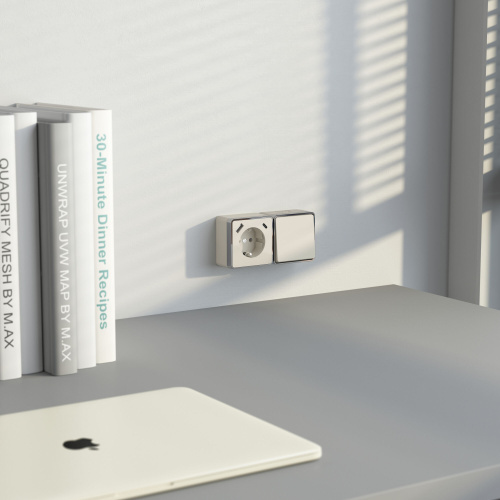 Выключатель одноклавишный проходной Gallant слоновая кость W5012003 фото 2