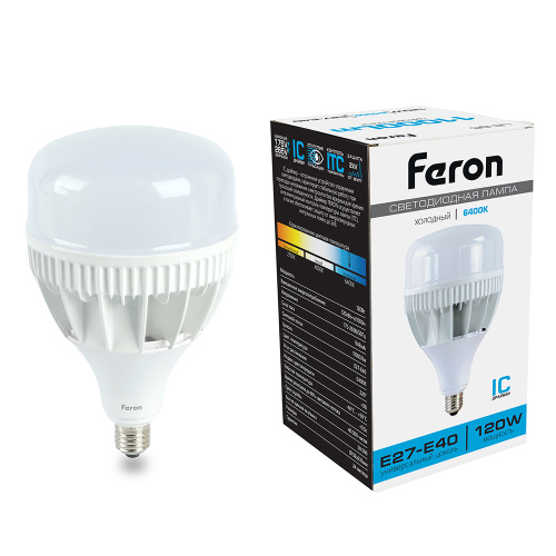 Лампа светодиодная Feron LB-65 E27-E40 120W 175-265V 6400K