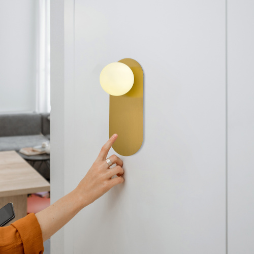 SLE1194-301-01 Светильник настенный Латунь/Белый G9 LED 1*5W 4000K TOCCO фото 3