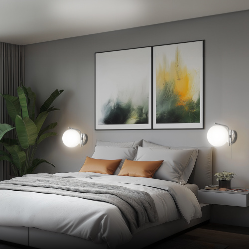 Citilux Томми CL102314 Бра с выключателем Матовый Хром фото 13 Citilux Томми CL102314 Бра с выключателем Матовый Хром фото 13