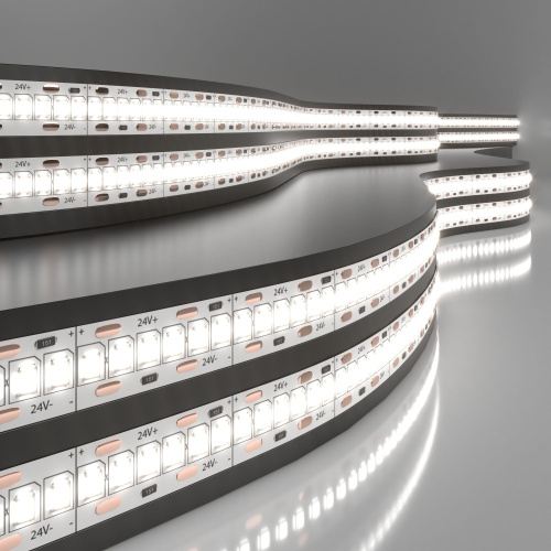Светодиодная лента 24 В 24 Вт/м 240 Led/м 2835 IP20, дневной белый 4200K, 5 м Лента светодиодная 24V 24W 240Led 2835 IP20 дневной белый, 5м Светодиодная лента 24 В 24 Вт/м 240 Led/м 2835 IP20, дневной белый 4200K, 5 м Лента светодиодная 24V 24W 240Led 2835 IP20 дневной белый, 5м
