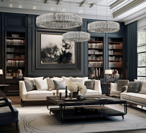 Люстра подвесная Ravissement Chrome FL1068-8P фото 6 Люстра подвесная Ravissement Chrome FL1068-8P фото 6