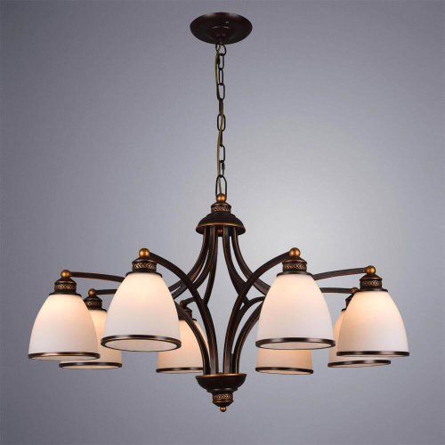 Подвесная люстра Arte Lamp Bonito A9518LM-8BA фото 3 Подвесная люстра Arte Lamp Bonito A9518LM-8BA фото 3