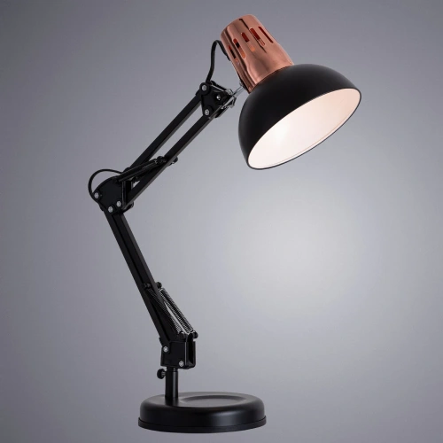 Офисная настольная лампа Arte Lamp LUXO A2016LT-1BK фото 2 Офисная настольная лампа Arte Lamp LUXO A2016LT-1BK фото 2