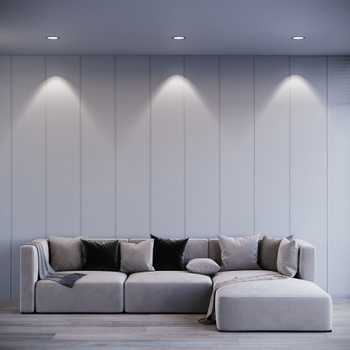 Светильник встраиваемый светодиодный Combi 20W 4000K черный 25069/LED фото 5