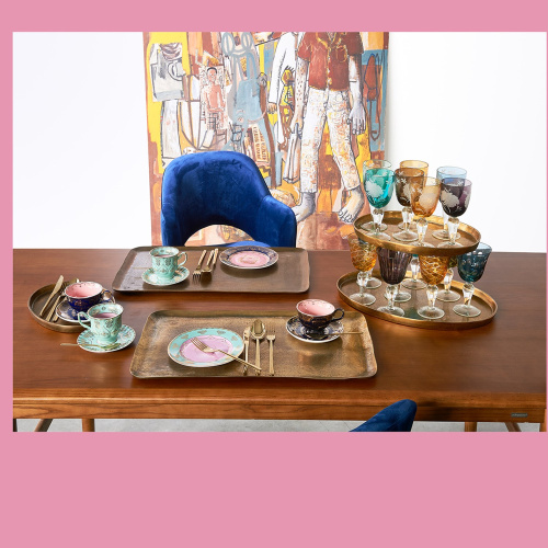 Набор Platter oval antique brass фото 2