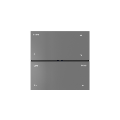 DK7201-DG Накладная настенная панель управления для светильников Air 3000-5000K, серия Control, IP20, CR2032 3V x 2, темно-серый, пластик фото 3