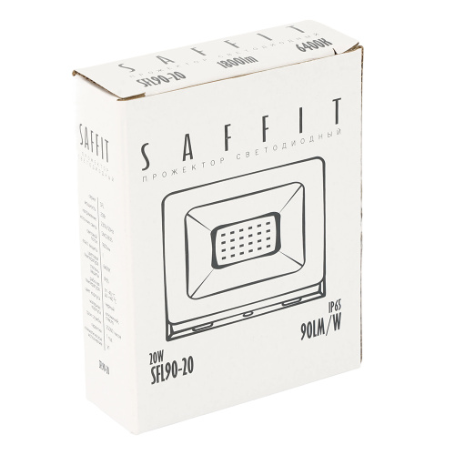 Светодиодный прожектор SAFFIT SFL90-20 IP65 20W 6400K фото 6