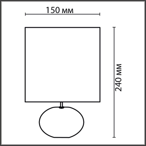 8135/1T MODERNI LN26 485 бежевый, керамика/текстиль Настольная лампа Е14 1*40W 220V RAMORA фото 2