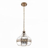 Citilux Гера-2 CL444210 Подвесной светильник витражный Бронза