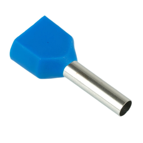 LD406-2512 Наконечник штыревой втулочный изолированный НШВИ(2) 2,5-12 (упаковка 100 шт) фото 2