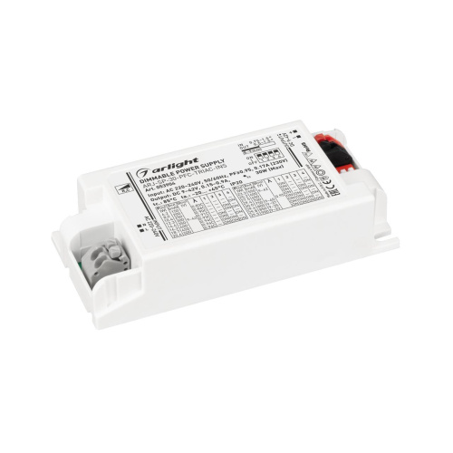 Блок питания ARJ-SP-30-PFC-TRIAC-INS (30W, 9-42V, 0.15-0.9A) Arlight 053904 Блок питания ARJ-SP-30-PFC-TRIAC-INS (30W, 9-42V, 0.15-0.9A) Arlight 053904