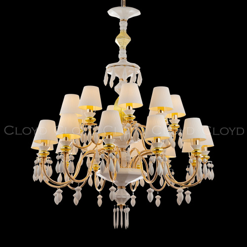Люстра Cloyd LOTTIE-B C20 / Ø92 см- бел.-золотая керамика (арт.11400) фото 3 Люстра Cloyd LOTTIE-B C20 / Ø92 см- бел.-золотая керамика (арт.11400) фото 3