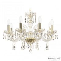 Люстра хрустальная 118/8/195 G Bohemia Ivele Crystal (Богемия Ивеле Кристалл)