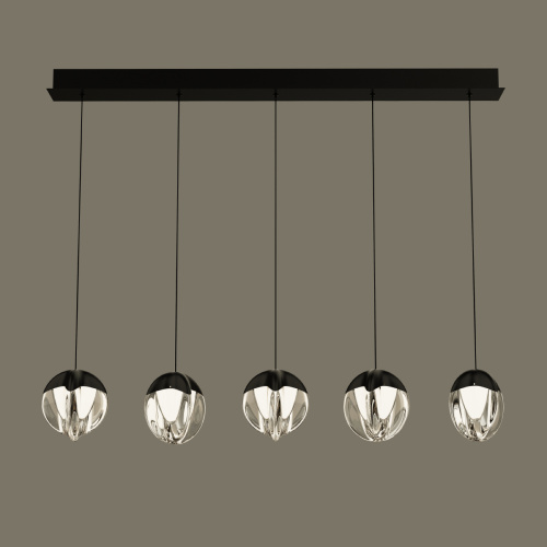 Подвесной светильник MD24001033-5B black/clear фото 2 Подвесной светильник MD24001033-5B black/clear фото 2