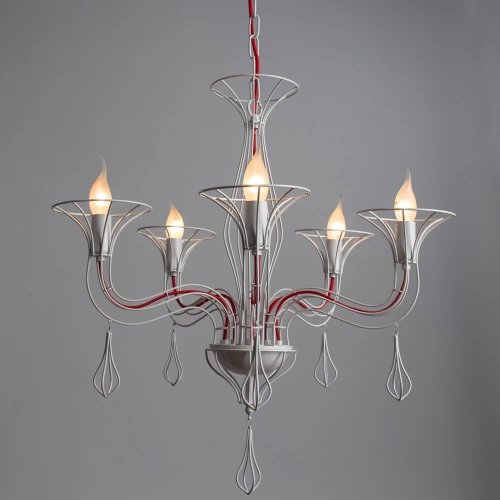 Подвесная люстра Arte Lamp ARTEFACT A3225LM-5WH фото 2 Подвесная люстра Arte Lamp ARTEFACT A3225LM-5WH фото 2