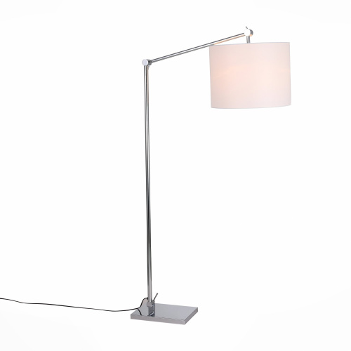 SL460.105.01 Торшер ST-Luce Хром/Белый E27 1*60W (из 2-х коробок) MARCIA фото 7