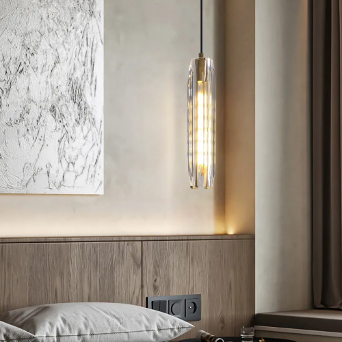 Подвесной светильник MT8851-1H bronze/clear фото 4