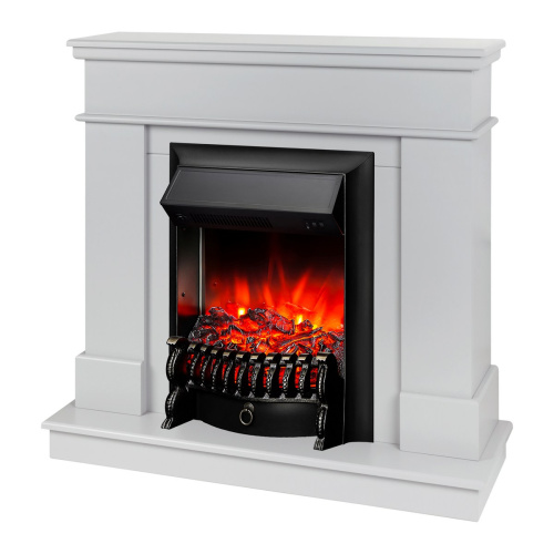 Электрокамин RealFlame Selena STD GR платиновый с очагом Fobos Lux Black фото 2 Электрокамин RealFlame Selena STD GR платиновый с очагом Fobos Lux Black фото 2