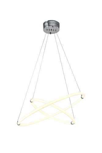 Люстра подвесная светодиодная хром LED 96Вт D60см Zortes BLASY ZRS.57793.96 фото 5 Люстра подвесная светодиодная хром LED 96Вт D60см Zortes BLASY ZRS.57793.96 фото 5