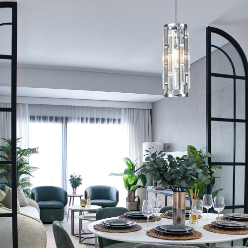 Подвесной светильник Escada 2101/1S Е27*60W Chrome фото 6 Подвесной светильник Escada 2101/1S Е27*60W Chrome фото 6