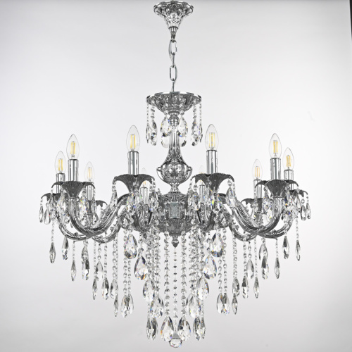 Люстра с хрустальными подвесками AL79101/10/250 B Ni Bohemia Ivele Crystal (Богемия Ивеле Кристалл) фото 5 Люстра с хрустальными подвесками AL79101/10/250 B Ni Bohemia Ivele Crystal (Богемия Ивеле Кристалл) фото 5