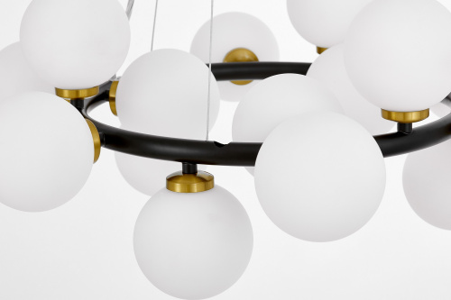 Подвесной светильник Lumina Deco Marsiada LDP 6033-15 BK+MD фото 5