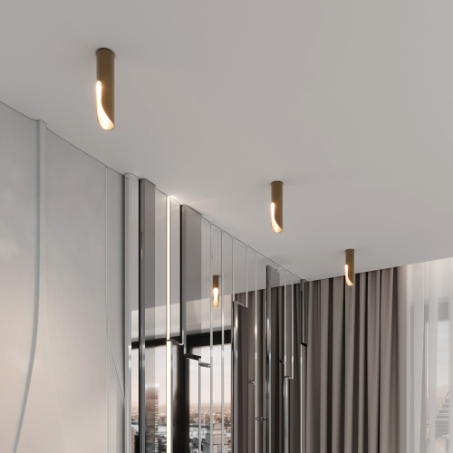 Светильник потолочный светодиодный Apex 7W 3000K латунь 25113/LED фото 2