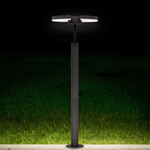 Citilux GARDA CLU03B2 LED Уличный парковый светильник поворотный Графит фото 4