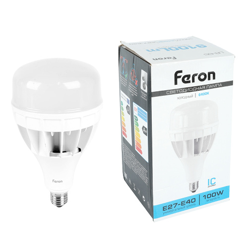Лампа светодиодная Feron LB-65 E27-E40 100W 175-265V 6400K