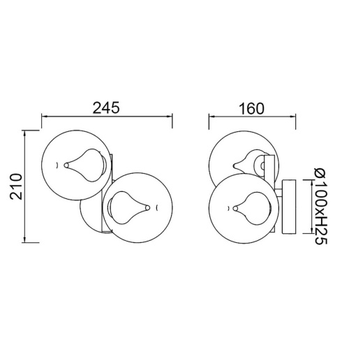 Бра Mantra Andromeda 9554 фото 4